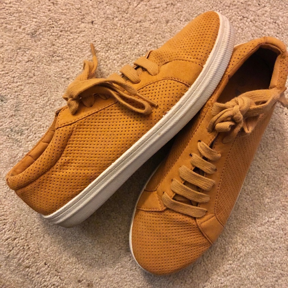 Wet Seal sneakers in Mustard. Like New